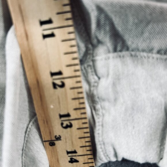 Lane Bryant Pants Womens 18/20 Beige Linen Blend Cropped Drawstring Relaxed Fit - Picture 10 of 13